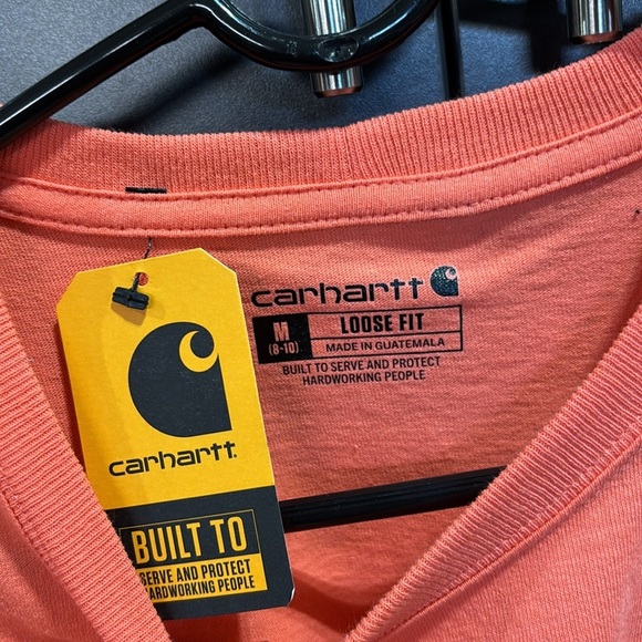 Carhartt Loose Fit patch pocket logo,side seam, crewneck,tagless neck, T-shirt - Picture 6 of 9